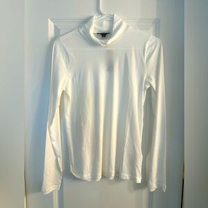 J. Crew Tissue Turtle Neck in White